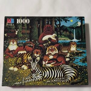 Milton Bradley Charles Wysocki’s Puzzle 1000 Piece Wildlife Scene.